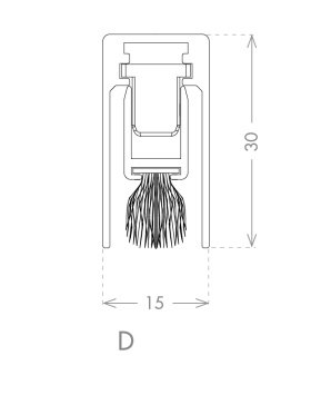 ASDROMAX - Borstel